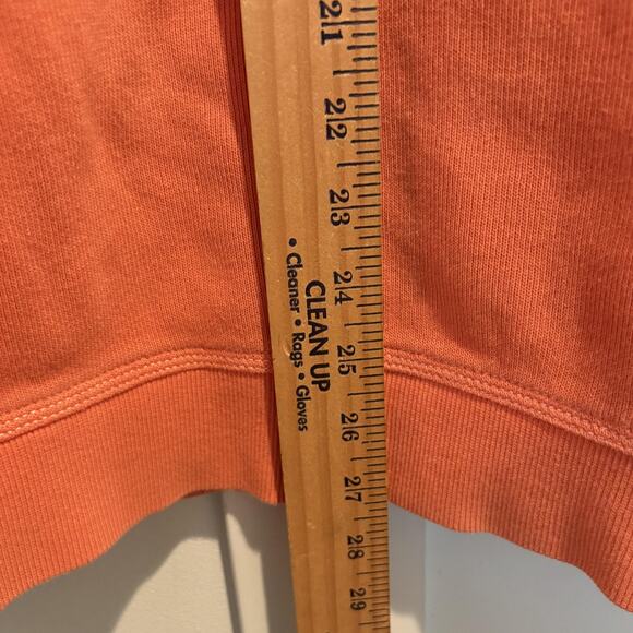 Tommy Bahama Sweater Mens Large Orange Cotton Quarter Zip Marlin Logo Pullover - Picture 8 of 13